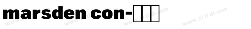 marsden con字体转换